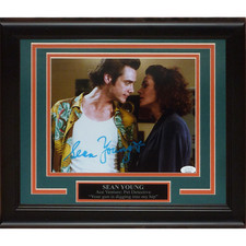 Sean Young Autographed Ace Ventura' With Jim Carrey Deluxe Framed 8x10 Photo - J picture