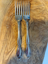 Oneida Deluxe Strathmore Stainless Steel Dinner Forks Set of 2,  7 1/4in picture
