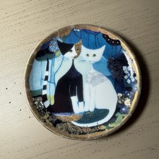 Goebel R. Wachtmeister Signed Cat Plate Trinket Dish picture