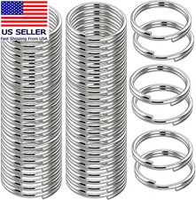 100PCS Split Rings for Keychain Key Rings and Crafts picture
