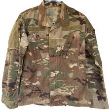 US Army Uniform Combat Coat XSmall Short Unisex Flame Resistant Woodland Camo Zi picture