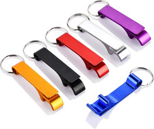 6PCS Colorful Key Chain Beer Bottle Openers for Bar and Home, 6 Color picture