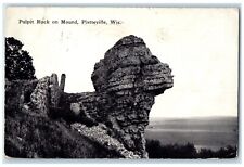 c1910's Pulpit Rock On Mound Platteville Wisconsin WI Posted Antique Postcard picture