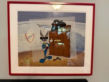 Chuck Jones Bugs & Gulli-Bull Bugs Bunny Cel Signed #694/750 Framed COA picture