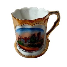 SIOUX CITY HIGH SCHOOL  IOWA Souvenir Porcelain Trinket CHINA ANTIQUE MUG CUP picture