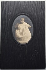 Antique Baby Portrait Photo Spokane WA Early 1900s Mounted Photograph picture