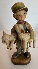 ANRI Juan Ferrandiz Wood Carving Friendly Faces 6.5” Figurine Ltd Ed 132/2250 picture