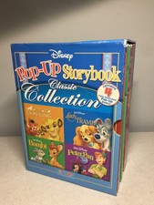 Disney Pop-Up Storybook classic book collection Lion King Lady Tramp Bambi Peter picture