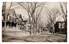Lawrence Massachusetts 1893 Bradford Street Rowhouses Standard Postcard picture