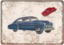 Vintage 1949 Chevrolet Auto Ad Retro Look Reproduction Metal Sign AM1011 picture