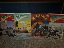 Bob Burden Mysterymen Comics #1 #2 #4 + Mystery Men Stories #1 Lot of 4 picture