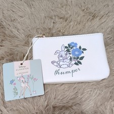 Primark Disney Thumper White Blue Small Zip Coin Purse Pouch picture