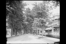 North Adams Massachusetts 1900s Church Street looking west residential street picture