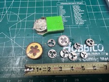 MACHINIST HmDrcB1 TOOL  LATHE MILL  Machinist Lot of Threading Dies Tap Die Lot picture