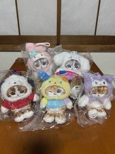 mofusand x Sanrio Characters Plush Mascots Set of 5 picture