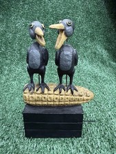 Christopher Blake Collection Crows On Corn Mechanical Figure Folk Art Primitive picture