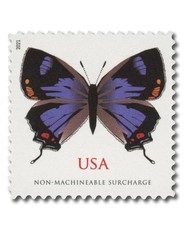 2021 PURPLE COLORADO HAIRSTREAK - NON-MACHINABLE USPS STAMPS  - 100 PCS TOTAL picture