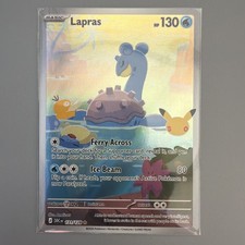 Pokemon Lapras 131/128 30thAnniversary Celeb illustration Rare picture