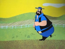 POPYE  Animation Cel The Sailor Man Production Art Vtg cartoons BRUTUS 1960's I7 picture