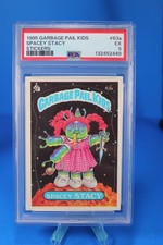 1985 GARBAGE PAIL KIDS STICKERS #63A SPACEY STACY OS2 SERIES 2 PSA 5 EX GLOSSY picture