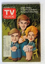 TV Guide 8/23/1975-Ralph Waite-Gunsmoke-Rhoda picture