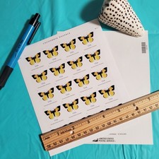 USPS Stamps Sheet of 20 Non Machinable Butterfly California Dogface picture
