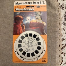NOS View-Master 3D MORE SCENES FROM E.T.  3 Reels  1982 Sealed  Viewmaster picture