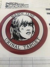 Hanoi Jane's Urinal Stickers Jane Fonda  (5- PACK OF DECALS)  Brand New picture