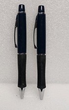 Vintage-Papermate PHD Style Pens Lot of 2 Cushion Grip Blue&Blue Ink Ballpoint picture