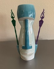 SHAG Josh Agle 60th Anniversary Tiki Mug Tonga Hut RARE Staff Only BLUE Edition picture