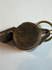 Vintage FDNY Chiefs Whistle  Still Works picture