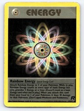 Rainbow Energy 80/82 Rare Team Rocket Pokemon Unlimited Damaged picture