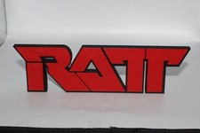 Ratt 3D printed Logo Sign Wall Desk Shelf Art picture