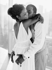 Musician Producer Sean Combs Model Kim Porter for Essence Magazine- Old Photo 14 picture