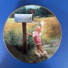 Letter to Grandma Plate by Donald Zolan - The World of Zolan Collection COA picture