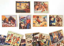 1949 Bowman Wild West Lot (20) R701-19 C18 Simon Kenton F19 Citizens Rout SP picture