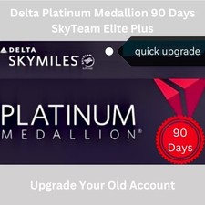 Delta Airlines Platinum Medallion SkyTeam Super Elite upgrade 90 days picture