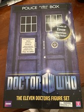 Doctor Who Eleven Doctors 5” Figure Set Unopened Inner Tray BBC Tardis   picture