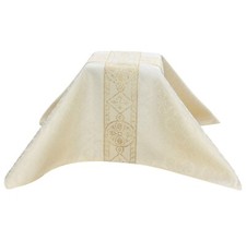 Cream Funeral Urn Pall Vestment Velo para urna funeraria Crema FUP113K25 picture