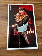 Rare Guns N Roses Axl Rose Live Vintage Turkish Postcard Hard Rock Collectible picture