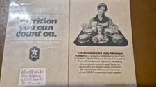 vintage Carl's Jr menu 1982 picture