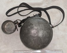 Ca. 1900-1920 Canteen with Strap & Cup picture
