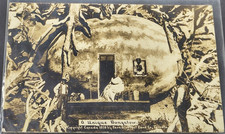 Tall Tale ~ Exaggerated Watermelon ~ A Unique Bungalow ~ 1910 RPPC picture