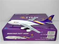 JC Wings 1:400 Thai Airways Boeing B747-400 HS-TGT Diecast Aircraft Jet Model picture