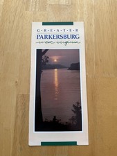 Vintage Greater Parkersburg West Virginia Travel Brochure Map Visitors Guide picture