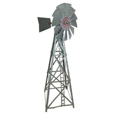 Vintage Antique AERO MFG CO. Windmill Salesman Sample Galvanized Steel 16.5