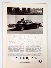 1963 Chrysler Imperial Crown 4 Door Vintage Automobile Print Ad picture