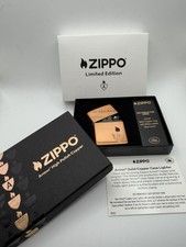 2023 Limited Solid Copper Armor W/ Epoxy Inlay Zippo Lighter New 46171 picture