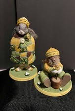 Vintage Lot of 2 Woodsong Demdaco Figurines picture