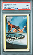Katseye Manon 2025 GAS Trading Cards On a Car Roof PSA 9 Mint RC picture